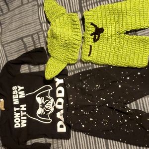 2- 2pc Star Wars sets. One hand-made